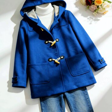 カシミヤ&ウール総裏大人可愛いダブルコート♪