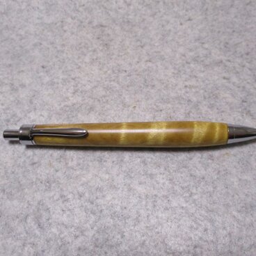沙沈金絲楠木　縮み杢　中国産銘木　オイル仕上げ　木軸ボールペン(シャープペンシル)