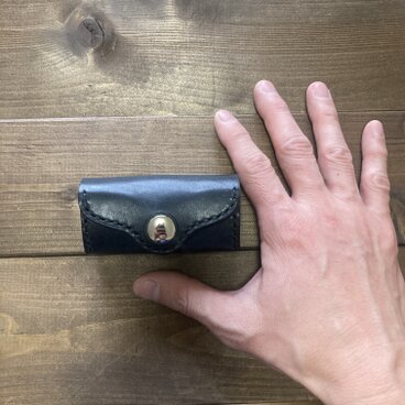 ロールウォレット(RW-02横型/黒×黒)