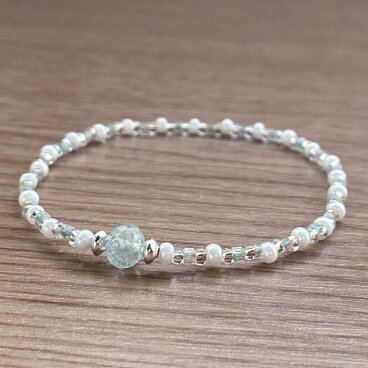 アクアマリン ヴィンテージ ブレスレット