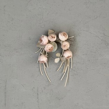 『まんまる桜色薔薇』