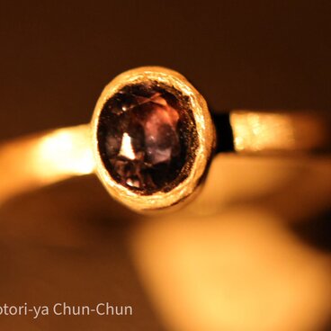 【神話級】スリランカ産「非加熱」神CCバイカラーサファイア・シルバーリング【伍色】