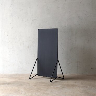 両面アイアン・スタンド看板 30×60｜自立式サイン・ブラック｜店舗用看板