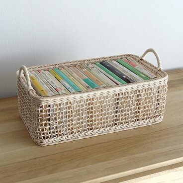 ≪延長≫ 文庫本の入る四角いバスケット