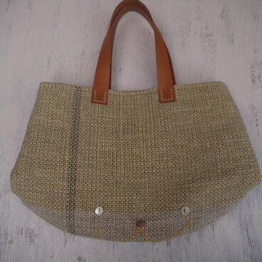 裂き織りバッグ YL