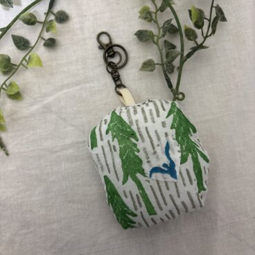 ＊ハンドメイド　ミナペルホネンonedayキーリング