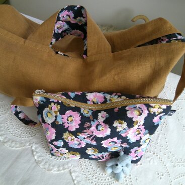 花cotton×linen LightWeightBag＆pouch