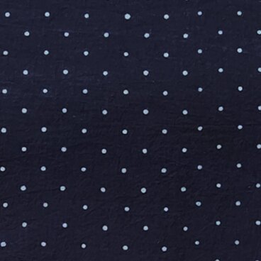 インド ブロックプリント生地[50cm単位] アコラ インディゴ ブルー ミニドット 水玉 藍染 IF0473