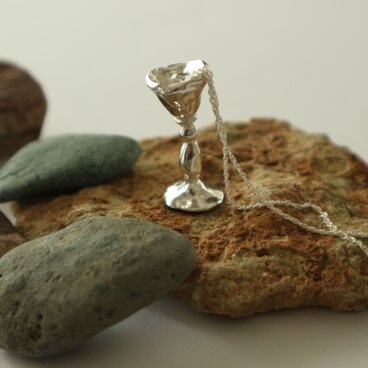 【Silver925】祝杯のゴブレット＜ネックレス＞