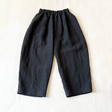 リネンキャンバス・ワイド＆テーパードパンツ