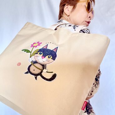 ショルダートート〈サンドベージュ〉