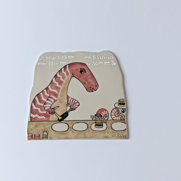 タイルの動物図鑑　イグアノドン