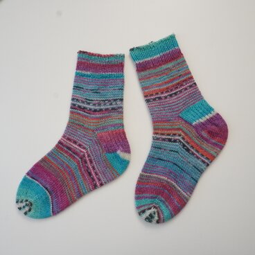 手編みの靴下　No.480