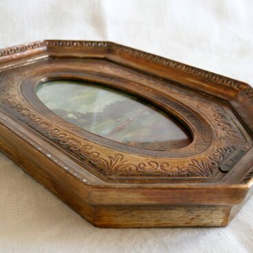 バロック風景画 【二コラ・プッサン】 額装製品（複製品）【A】