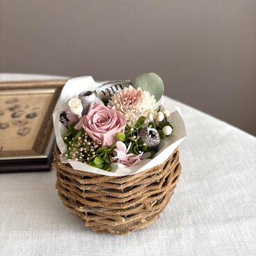 ころんとしたナチュラルアレンジ