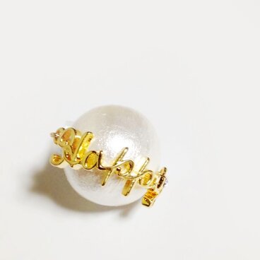 "Happy"〜Letterピアス/イヤーカフ