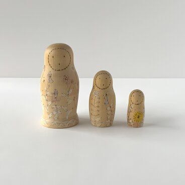 野の花マトリョーシカ mini