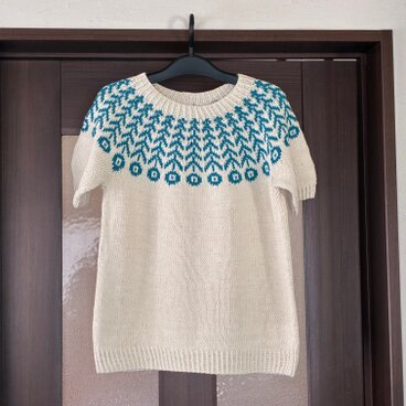 お花のニット(送料込み)