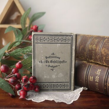 忘れな草 祈祷書 　Christliches VERGISS MEINNICHT 1890 ドイツ