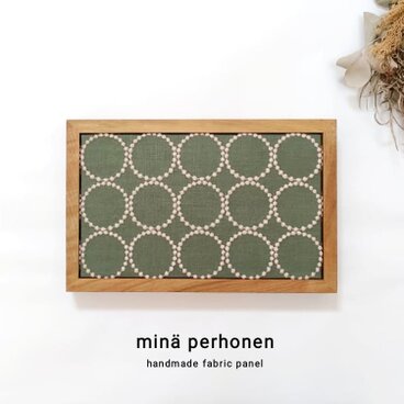 Lampoシリーズ　ミナペルホネン　ファブリックパネル　インテリア　tambourine　タンバリン　プレゼント　北欧