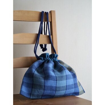 手織り Linen-KinchakuBag -a-（20%off)