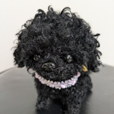 ぬいぐるみ☆トイプードル☆子犬☆ブラック