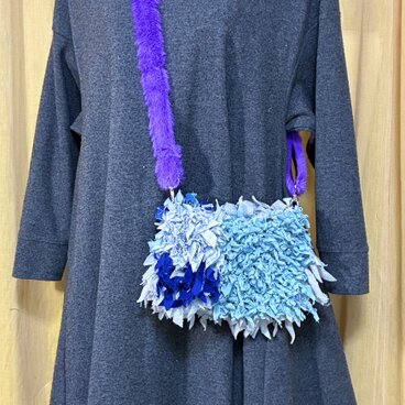 カラフル＆リッチな布フラワーバッグ – ユニークなデザインで毎日が華やかに