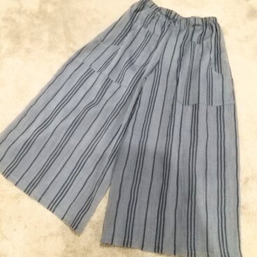 T様オーダー　シルクガウチョパンツ
