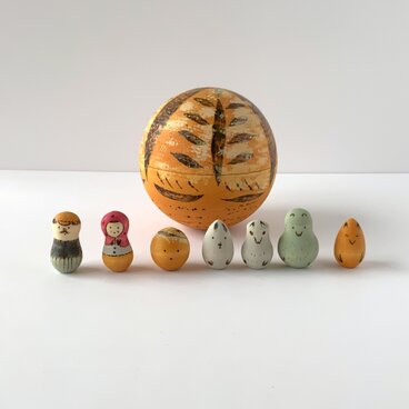 おだんごぱん（コロボック　クープ入りパン・草）