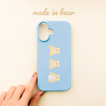 ３匹のしろくまさん｜made in bear（iPhone / Android対応 スマホケース）