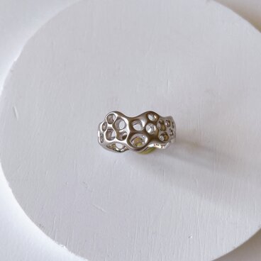 minamo ring  マットシルバーリング