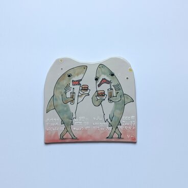 タイルの動物図鑑　サメ