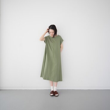 organic cotton flow one piece2026/vineyard green