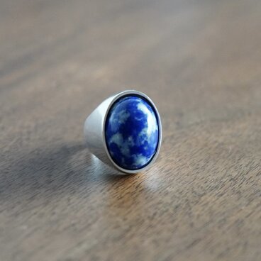lapis lazuli ring (porcelain）