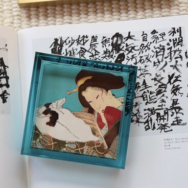 「猫と女性」No.1