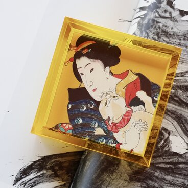 「猫と女性」No.2