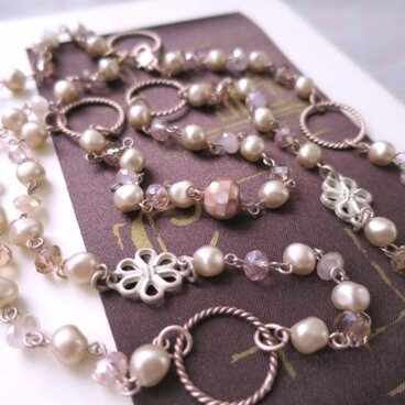 プチバロック・ピンクベージュ・シルバーカッパー