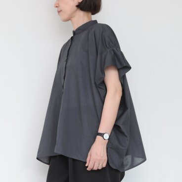 Flow blouse / charcoal