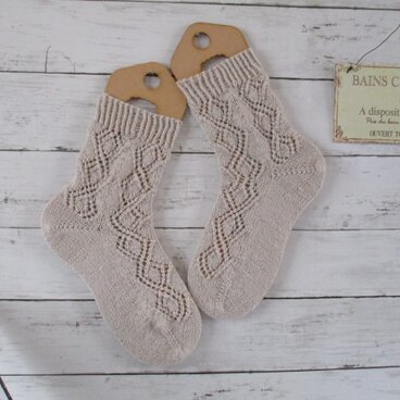 冷え取りソックス Hjertegarn Bamboo Wool 2122 Beige