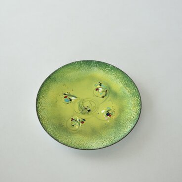Enamel On Copper Plate