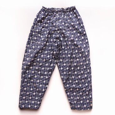 もんぺ パンツ 絣 木綿 ウエストゴム｜昭和レトロ ジャパンヴィンテージ｜ハンドメイド リメイク素材