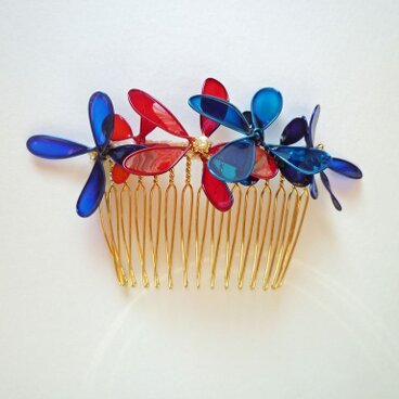 髪飾り*blooming flower color コーム M