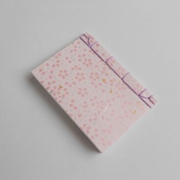 白銀本・康煕綴じ　桜吹雪（紫糸）