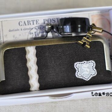 印鑑ケース（S/ブラウンリネン）