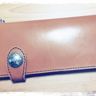 本革ロングウォレット