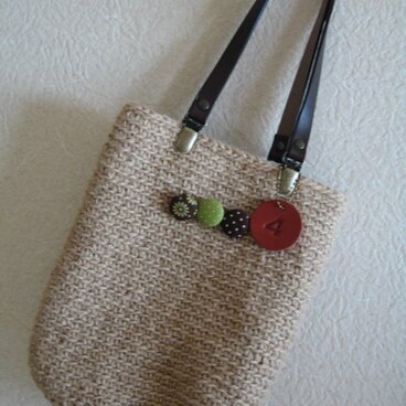 麻ひも手提げBag　Sサイズ