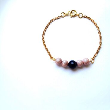 ピンクシュガーパール×4 ブレスレット