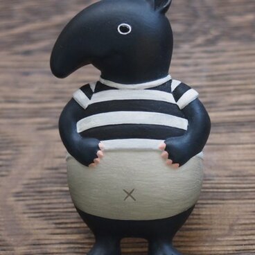 バクさんブローチ