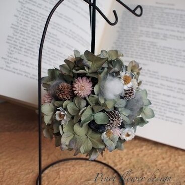 ORDER：Iさま｜アジサイミニボールリース＊