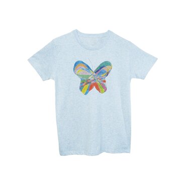 4.3oz Tシャツ melange blue S ちょうむすび